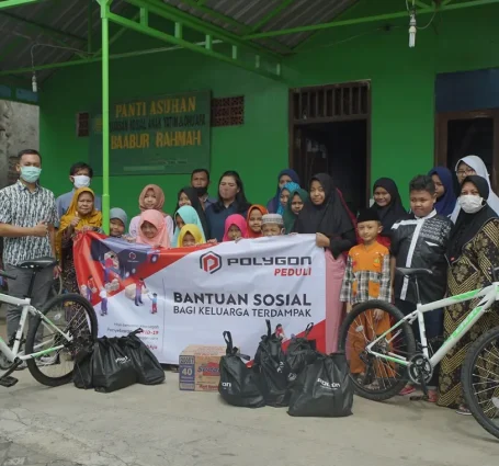 BERSAMA PEDULI COVID 19 POLYGON GROUP BERIKAN DONASI DI SEJUMLAH PANTI ASUHAN